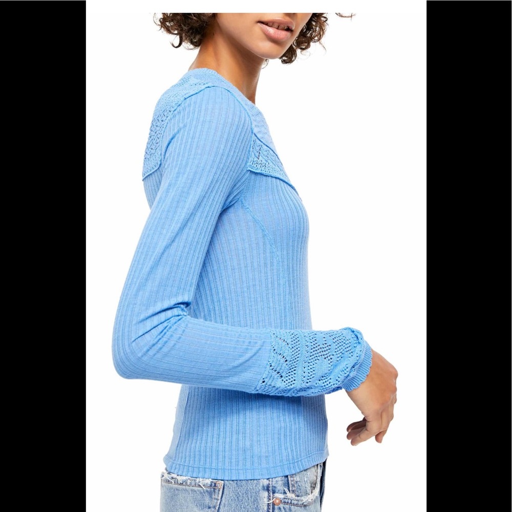 Colette Scallop Neck Trim Knit Sweater - Picture 3 of 5